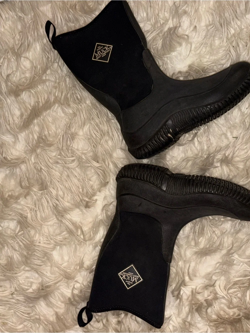 Black Slip-On Waterproof Chelsea Boots
